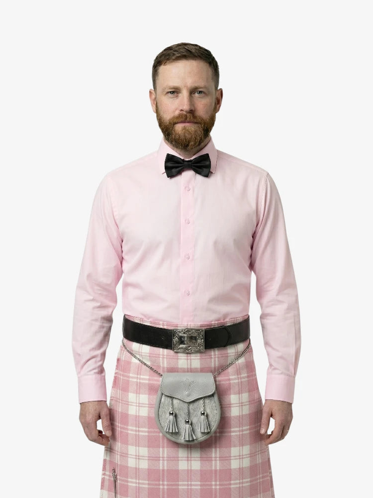 Camicia rosa su misura