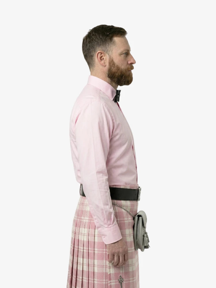 Camicia rosa su misura