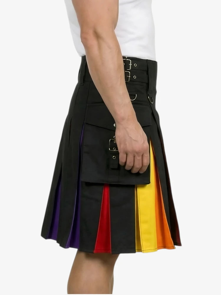Gonna Arcobaleno con Cinghia Regolabile