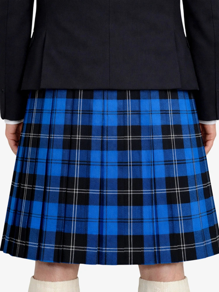 Ramsay Blue Tartan Kilt Model Back