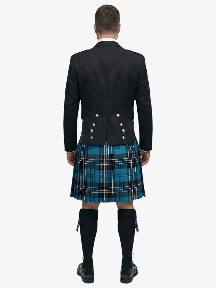 Completo Kilt Prince Charlie Tartan Ramsay Blue