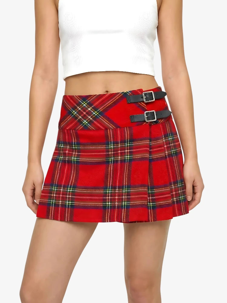 Kilt Tartan Royal Stewart da Donna