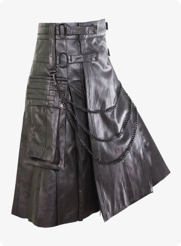 Scottish Pride Leather Kilt