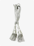 Scottish Silver Silk Bagpipe Cord