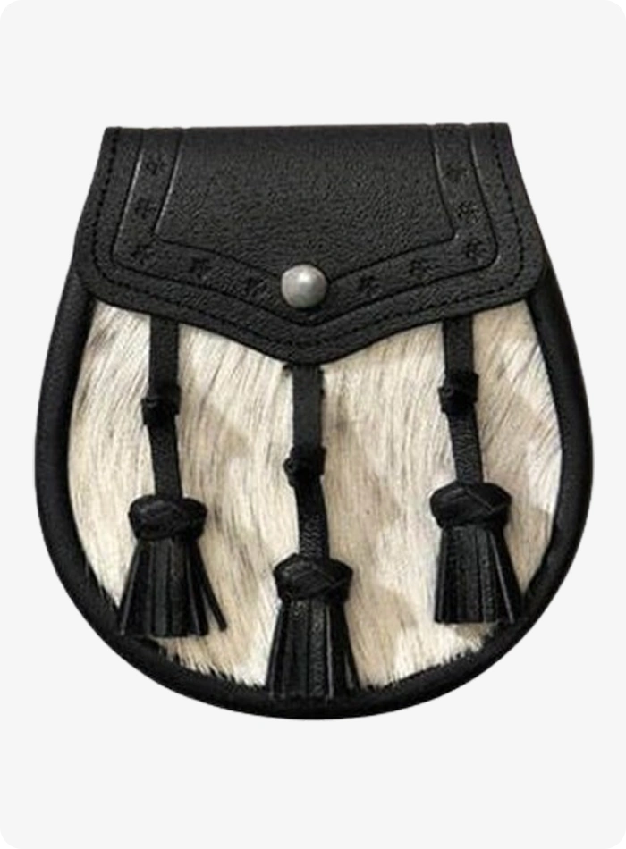 Semi Dress Classic Leather Tassel Sealskin Sporran