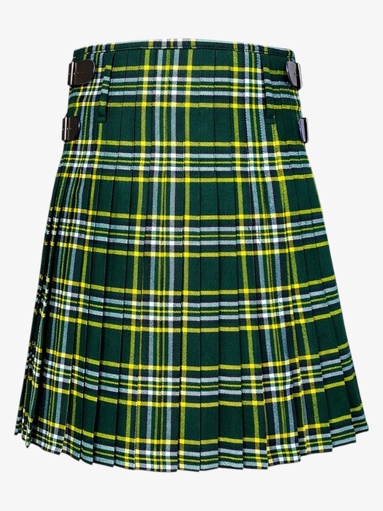St Patrick Tartan Kilt Back