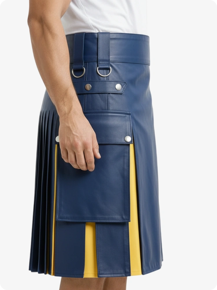 kilt-pelle-standard-blu-giallo