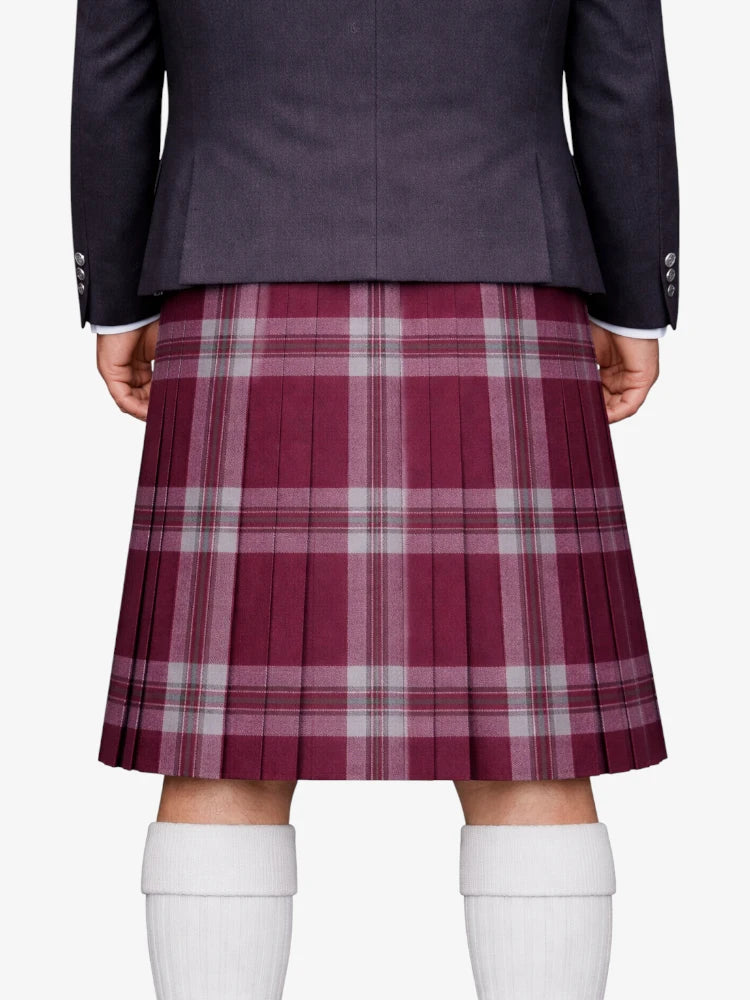 Tynecastle Park Tartan Kilt Model Back