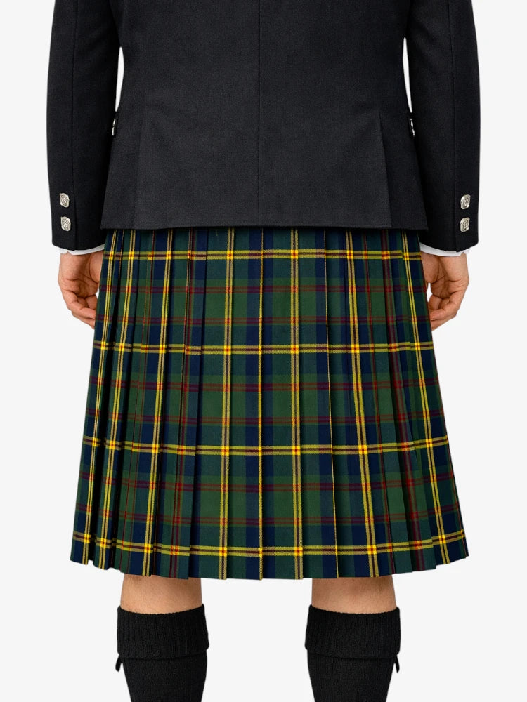 US-Marine Corp Tartan Kilt Model Back