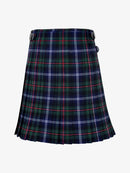 Plaid kilt with a white background