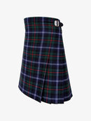 Plaid kilt with a white background