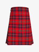 Red plaid kilt on a white background