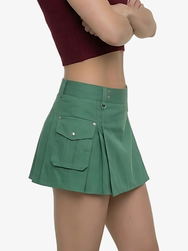 Kilt Utility Verde Foresta da Donna