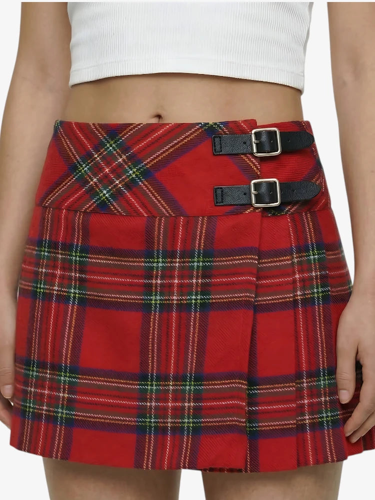 Kilt Tartan Royal Stewart da Donna