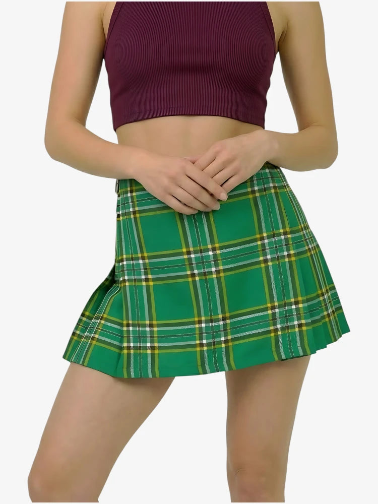 Kilt Tartan Verde Irlandese da Donna