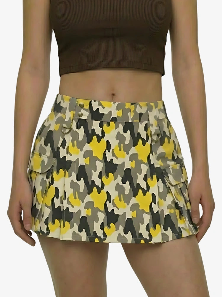 Kilt Utility Camouflage Pattern Moderno Tattico da Donna