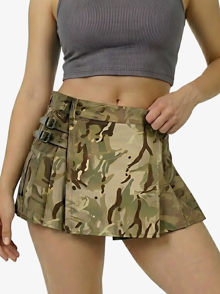 Kilt tattico cargo premium da donna