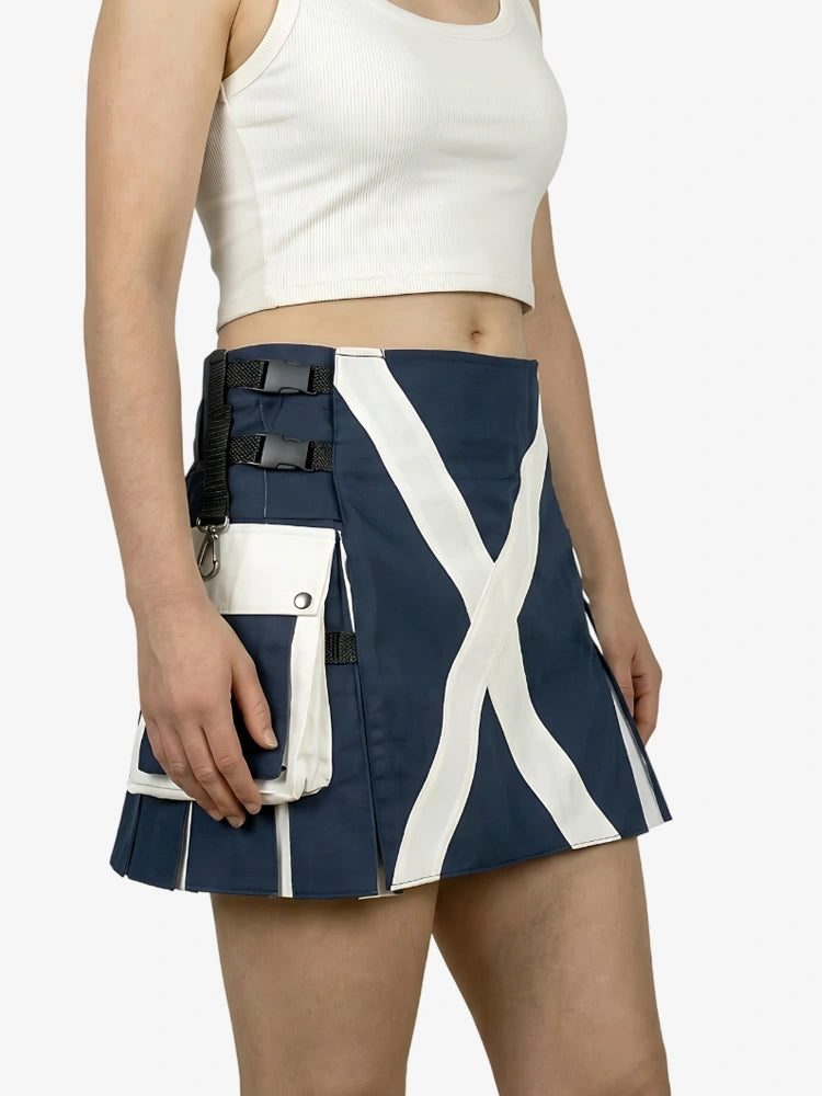 Kilt Utility Tradizionale Bandiera Scozia da Donna