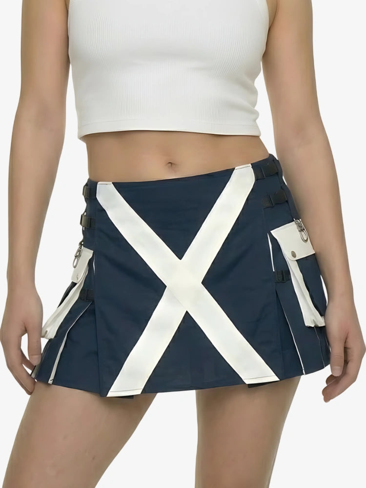 Kilt Utility Tradizionale Bandiera Scozia da Donna